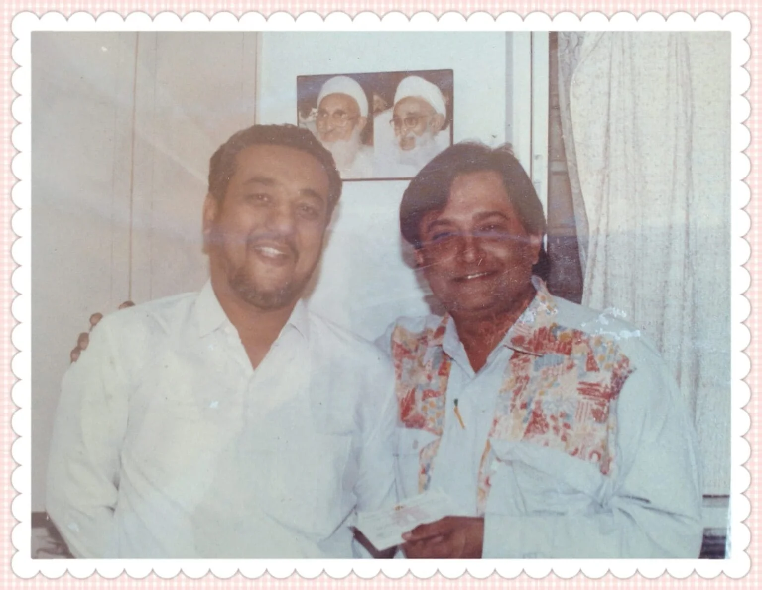 Aijaz Ahmed Shaikh with Saifubhai Dalal