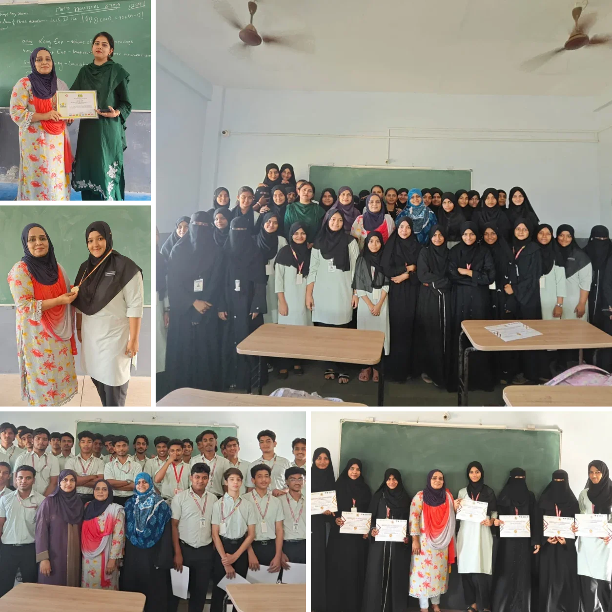 Felicitation of 11th Students for Olympiad Success - Huzaifa Junior College